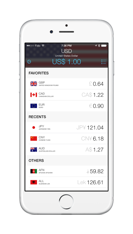 currencies-ios-app